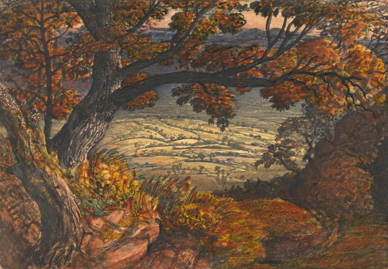 The Weald of Kent (between 1833 and 1834) reproduction of painting by Samuel Palmer. ALL GICLEE PRINTS