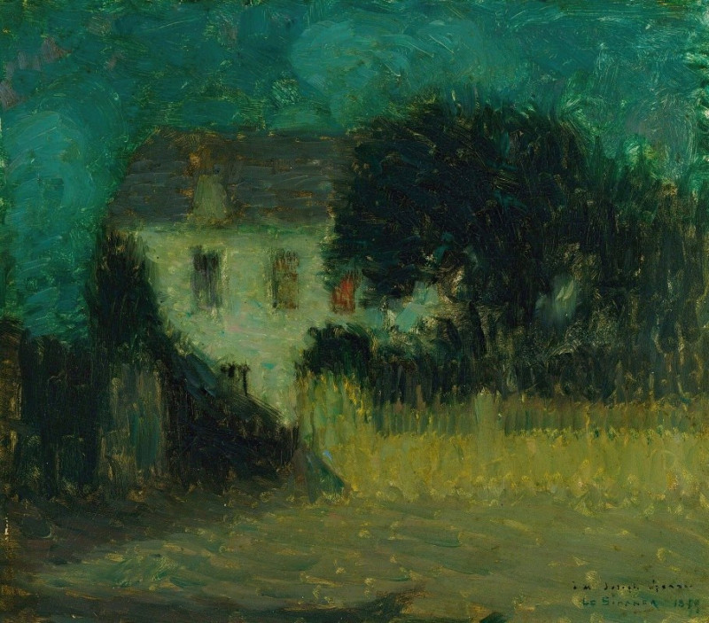 Clair De Lune (1899) reproduction of painting by Henri Le Sidaner. ALL GICLEE PRINTS