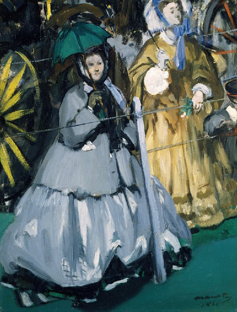 Women at the Races (1866) reproduction of painting by Edouard Manet. ALL GICLEE PRINTS