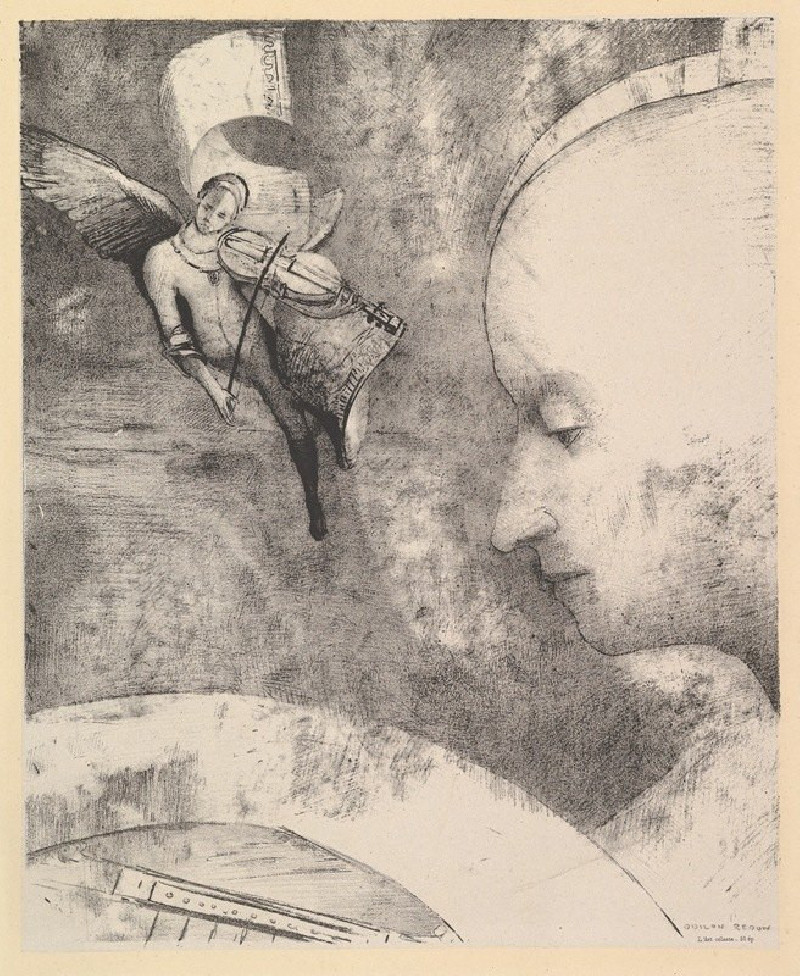 The Celestial Art (1894) reproduction of painting by Odilon Redon. ALL GICLEE PRINTS