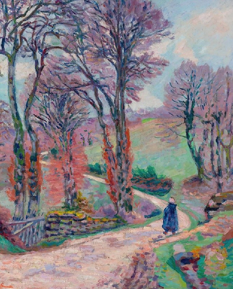 Paysage De La Creuse (circa 1902) reproduction of painting by Armand Guillaumin. ALL GICLEE PRINTS