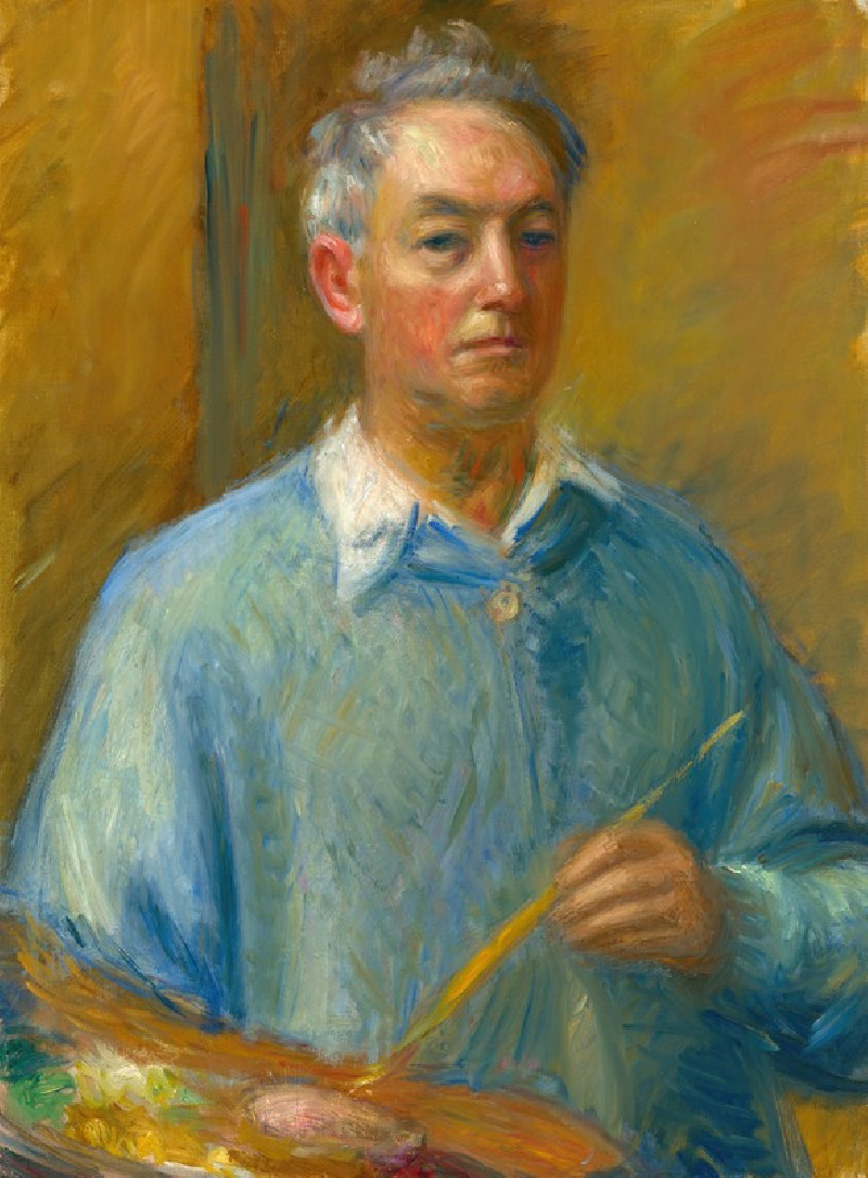 William James Glackens reprodukcija Self-Portrait (c. 1935), VISOS REPRODUKCIJOS , paveikslai, reprodukcijos internetu