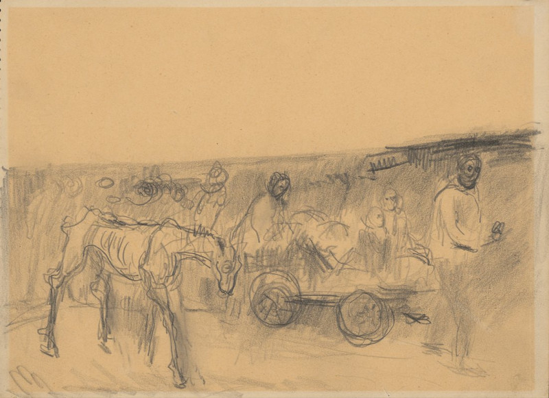 Study for Refugees (1936) reproduction of painting by Cyprián Majerník. ALL GICLEE PRINTS