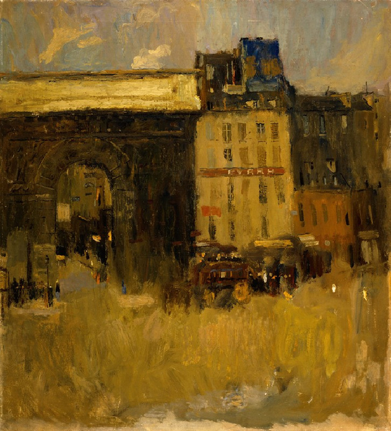 Vieilles Maisons (Paris). reproduction of painting by Frank Edwin Scott. ALL GICLEE PRINTS