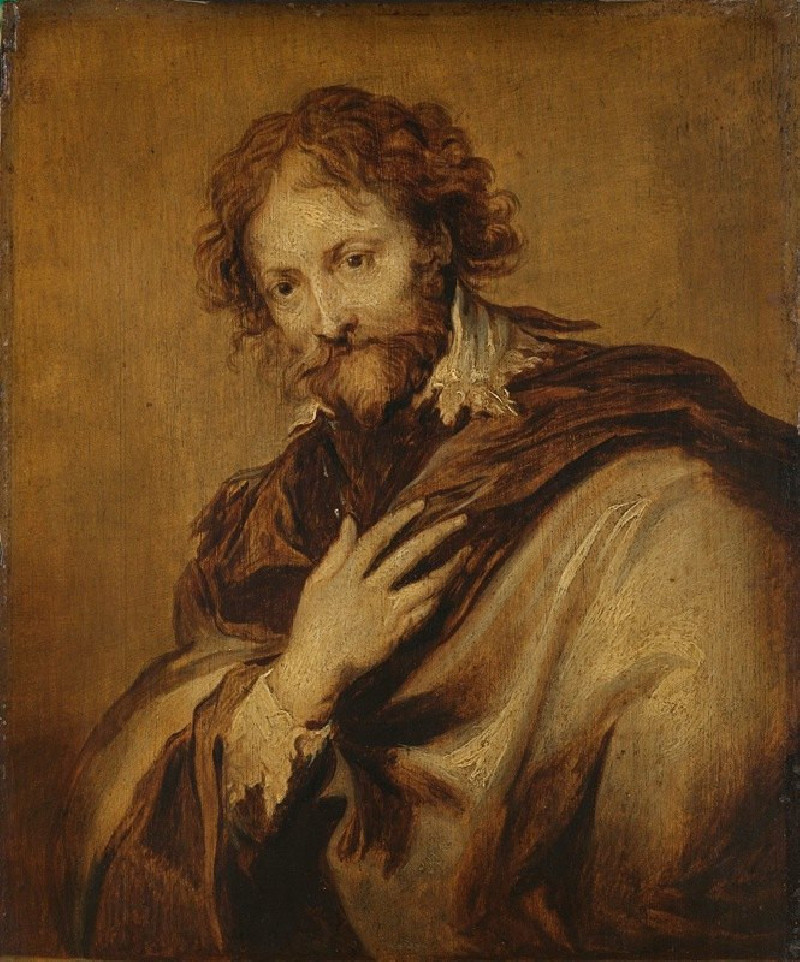 Portrait of Peter Paul Rubens (1577-1640) (c. 1630 - c. 1650) reproduction of painting by . ALL GICLEE PRINTS