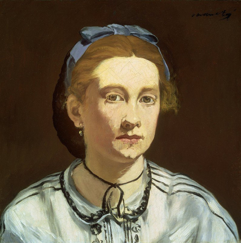 Victorine Meurent (about 1862) reproduction of painting by Edouard Manet. ALL GICLEE PRINTS