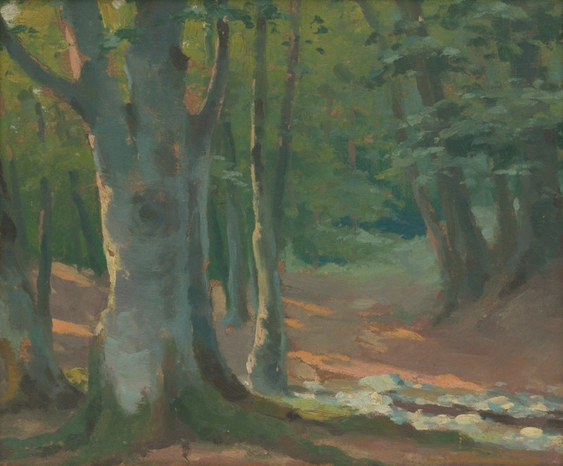 Forest (1907–1910) reproduction of painting by Ľudovít Čordák. ALL GICLEE PRINTS