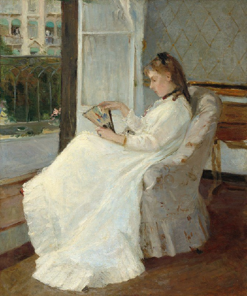 The Artist’s Sister at a Window (1869) reproduction of painting by Berthe Morisot. ALL GICLEE PRINTS