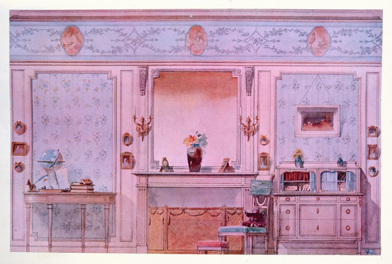 Chambre d’enfants…. (1907) reproduction of painting by Georges Rémon. ALL GICLEE PRINTS