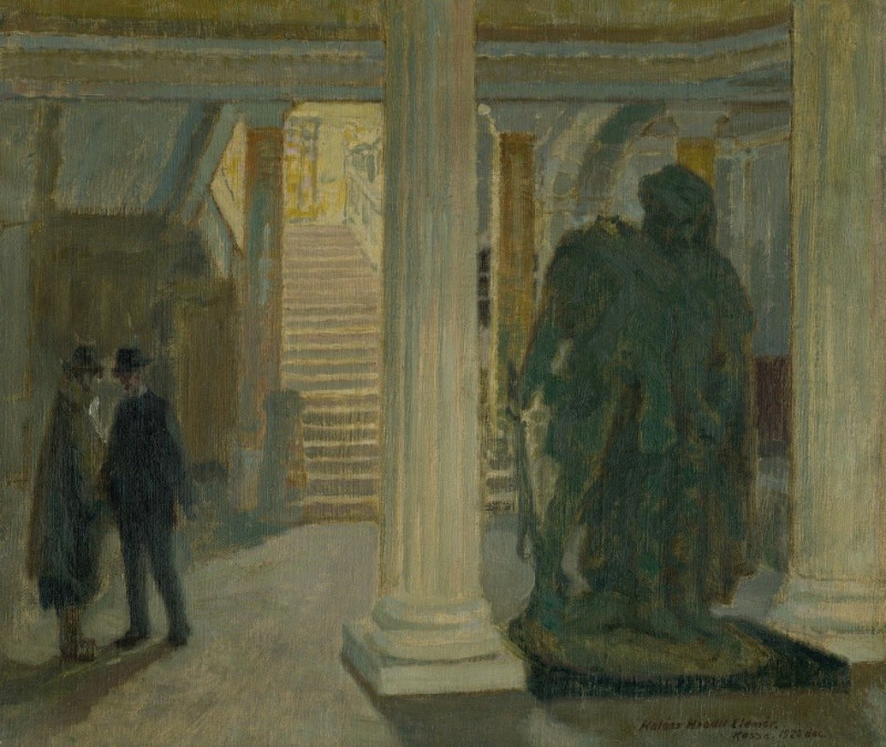 Elemír Halász-Hradil reprodukcija The vestibule of the Košice Museum (1920), VISOS REPRODUKCIJOS , paveikslai, reprodukcijos ...