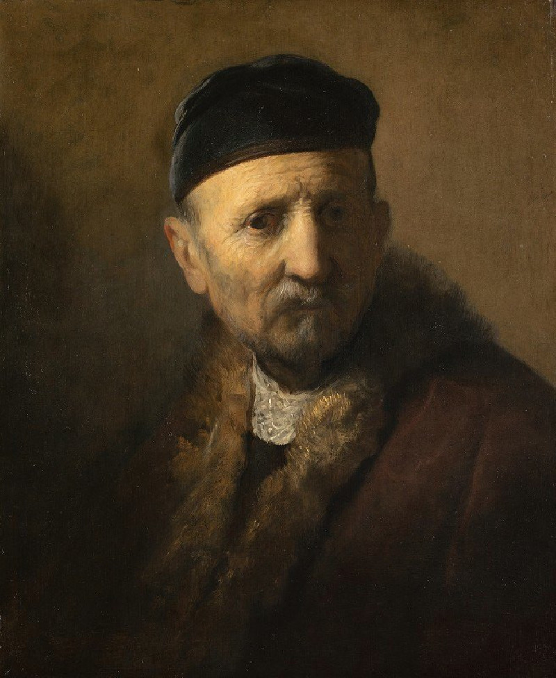 Rembrandt van Rijn reprodukcija Tronie of an Old Man (c. 1630 - 1631), VISOS REPRODUKCIJOS , paveikslai, reprodukcijos internetu