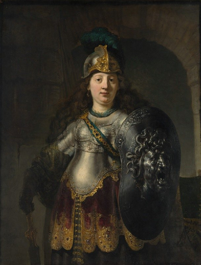 Bellona (1633) reproduction of painting by Rembrandt van Rijn. ALL GICLEE PRINTS