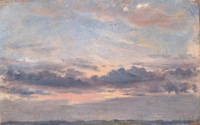 John Constable reprodukcija A Cloud Study, Sunset (ca. 1821), VISOS REPRODUKCIJOS , paveikslai, reprodukcijos internetu