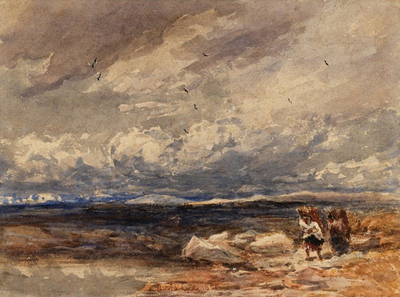 On Carrington Moss (1851) reproduction of painting by David Cox. ALL GICLEE PRINTS