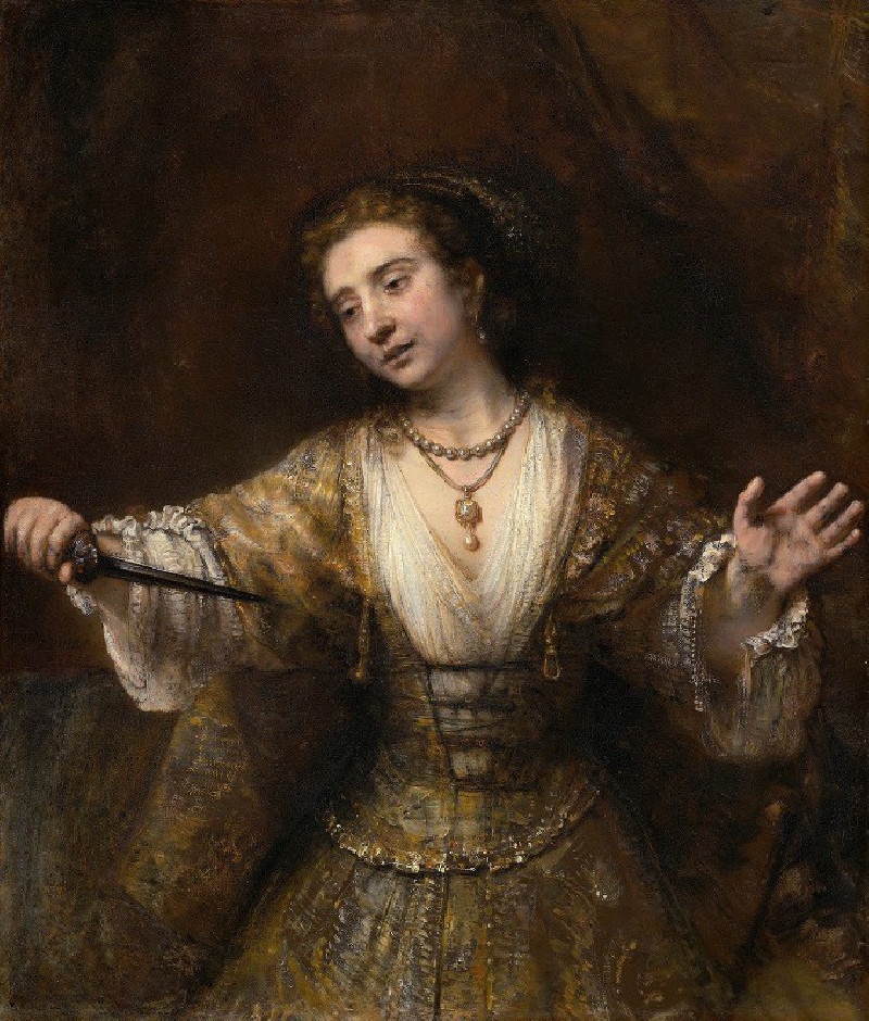 Rembrandt van Rijn reprodukcija Lucretia (1664), VISOS REPRODUKCIJOS , paveikslai, reprodukcijos internetu