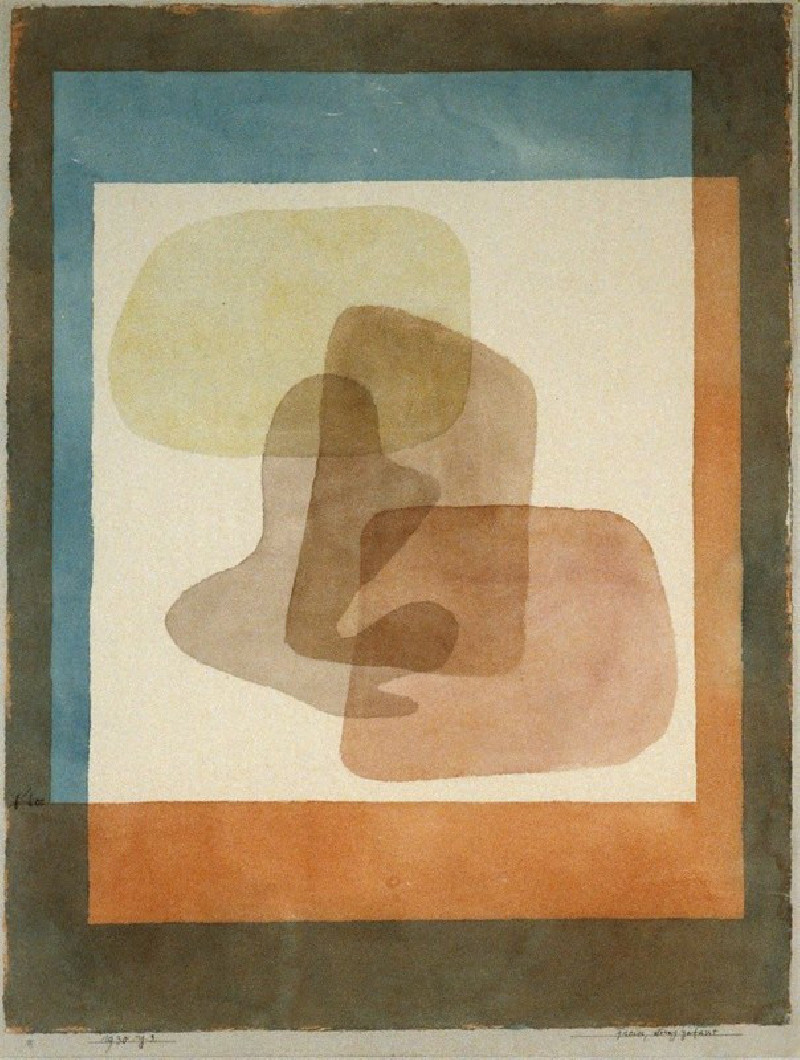 Paul Klee reprodukcija Freies, streng gefasst (Free forms rigidly mounted) (1930), VISOS REPRODUKCIJOS , paveikslai, reproduk...