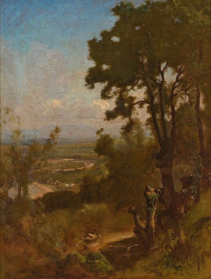 Valley Near Perugia reproduction of painting by George Inness. ALL GICLEE PRINTS