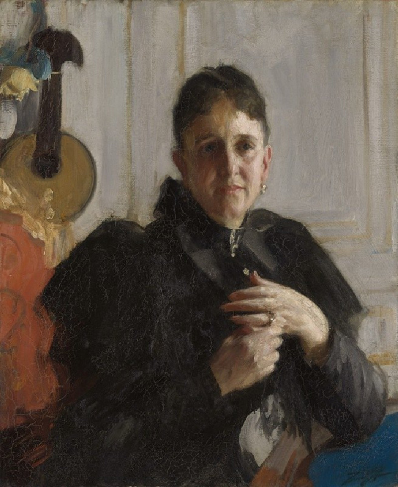 Mrs. John Crosby Brown (Mary Elizabeth Adams, 1842–1918) (ca. 1900) reproduction of painting by Anders Zorn. ALL GICLEE PRINTS