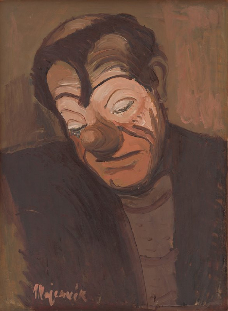 Clown (1939) reproduction of painting by Cyprián Majerník. ALL GICLEE PRINTS