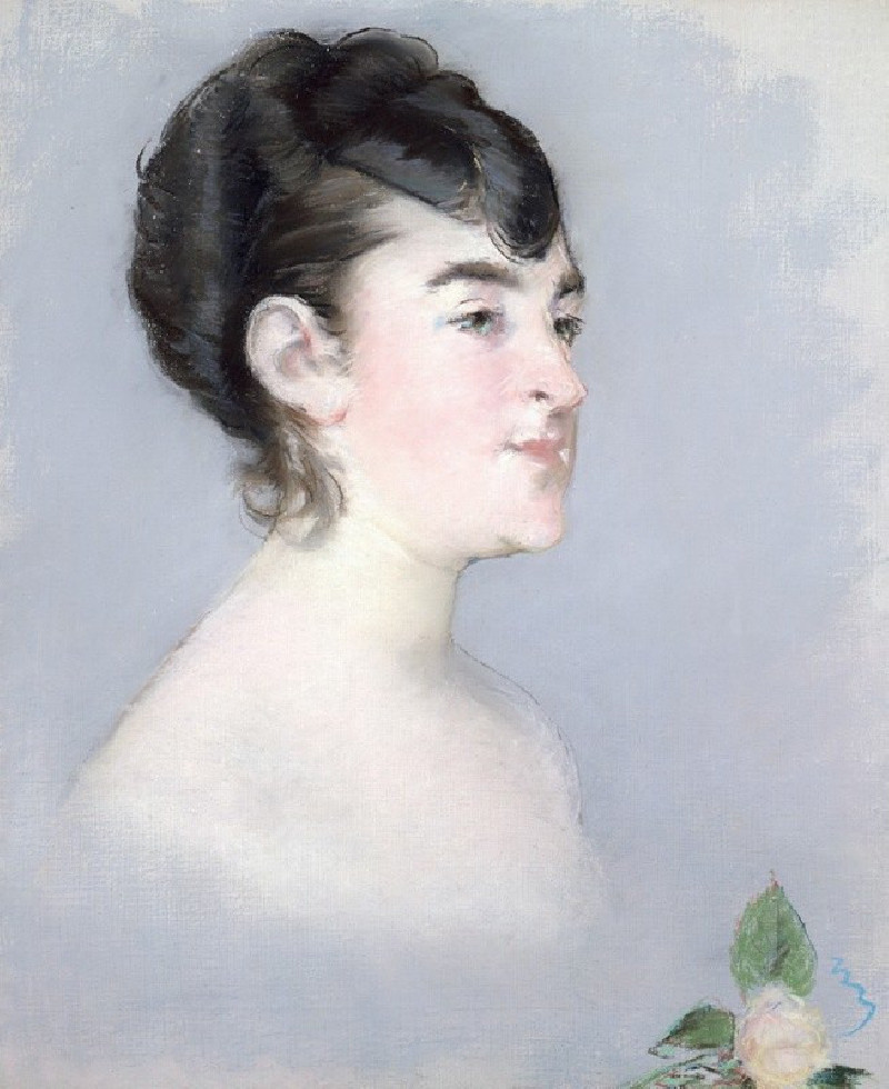 Mademoiselle Isabelle Lemonnier (1857–1926) (1879–82) reproduction of painting by Edouard Manet. ALL GICLEE PRINTS