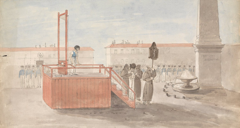 Isaac Weld reprodukcija An Execution, Rome (1819), VISOS REPRODUKCIJOS , paveikslai, reprodukcijos internetu