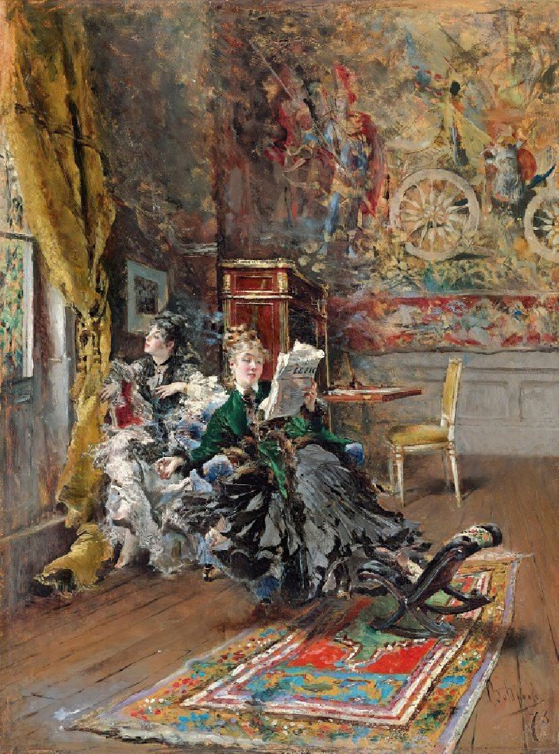 Giovanni Boldini reprodukcija Les Parisiennes (1873), VISOS REPRODUKCIJOS , paveikslai, reprodukcijos internetu