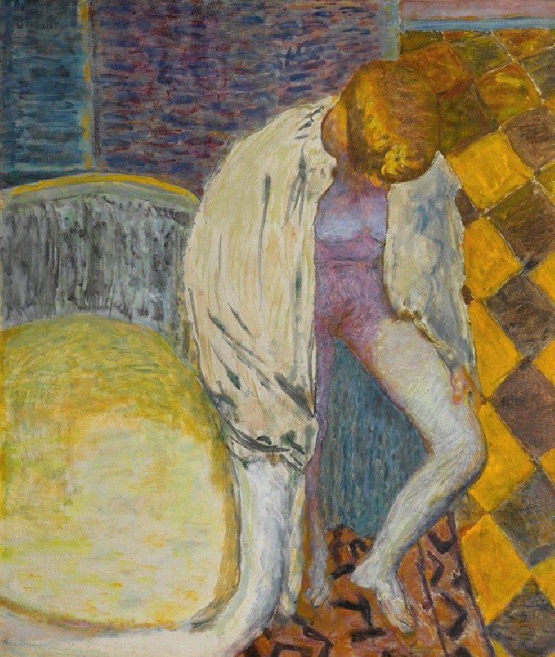 Femme Sortant Du Bain (circa 1925) reproduction of painting by Pierre Bonnard. ALL GICLEE PRINTS