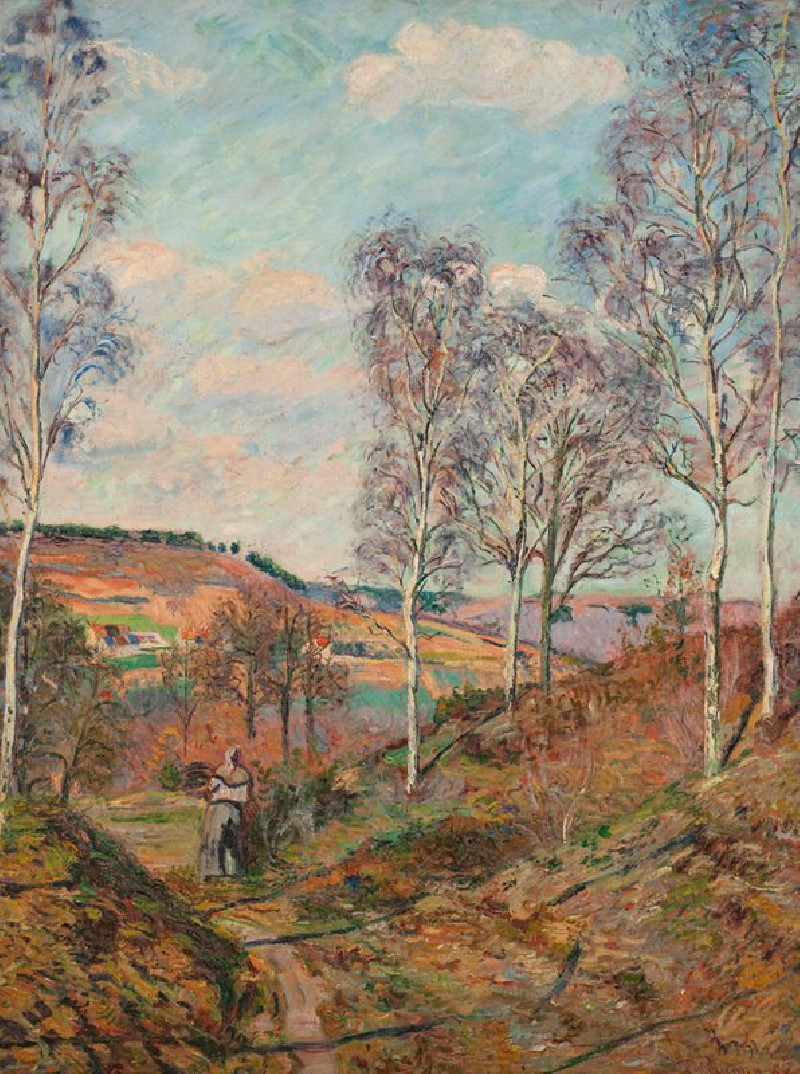 Armand Guillaumin reprodukcija Le chemin vers la vallée (1885), VISOS REPRODUKCIJOS , paveikslai, reprodukcijos internetu