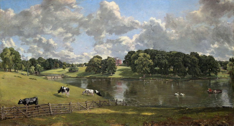 Wivenhoe Park,Essex (1816) reproduction of painting by John Constable. ALL GICLEE PRINTS