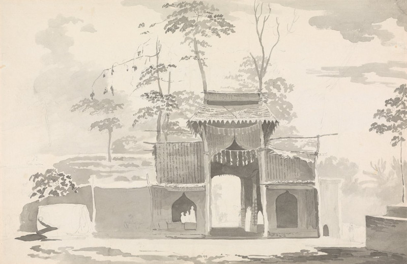 Samuel Davis reprodukcija Ornamental Gateway (ca. 1783), VISOS REPRODUKCIJOS , paveikslai, reprodukcijos internetu