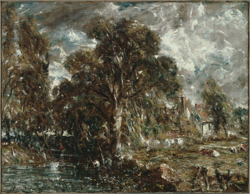 On the River Stour reproduction of painting by John Constable. ALL GICLEE PRINTS