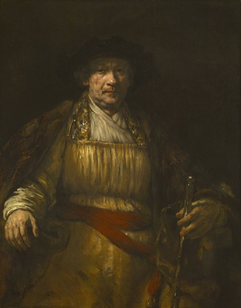 Self-portrait (1658) reproduction of painting by Rembrandt van Rijn. ALL GICLEE PRINTS