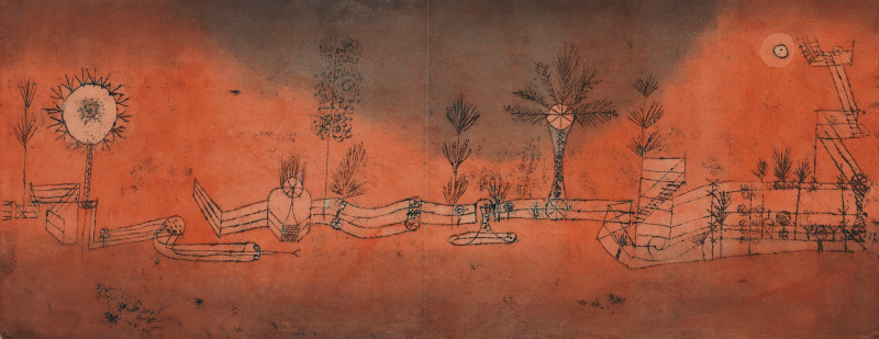 Paul Klee reprodukcija Tropical Gardening (1923), VISOS REPRODUKCIJOS , paveikslai, reprodukcijos internetu