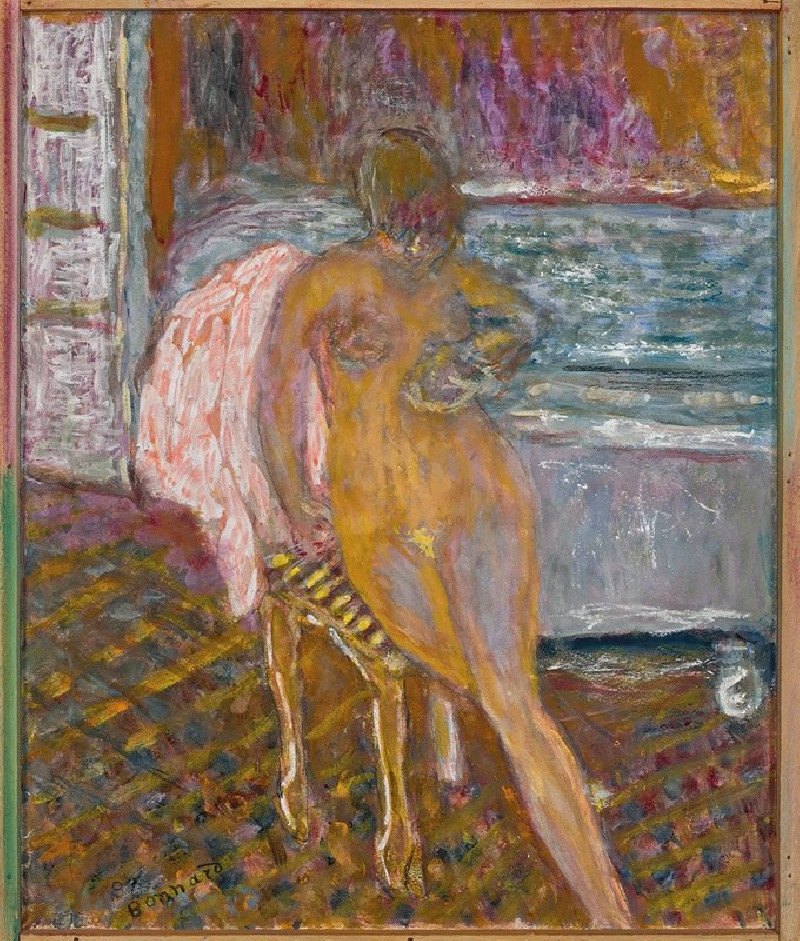 Femme à sa toilette (1933) reproduction of painting by Pierre Bonnard. ALL GICLEE PRINTS