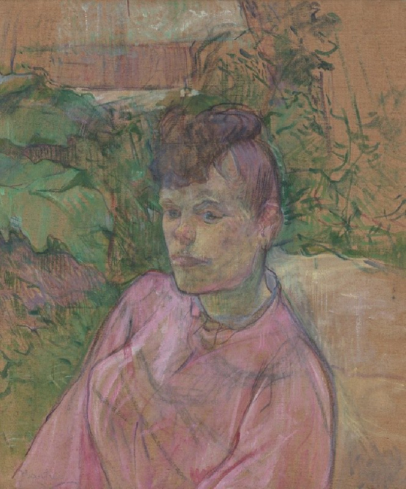 Henri de Toulouse-Lautrec reprodukcija Woman in the Garden of Monsieur Forest (1889–91), VISOS REPRODUKCIJOS , paveikslai, re...