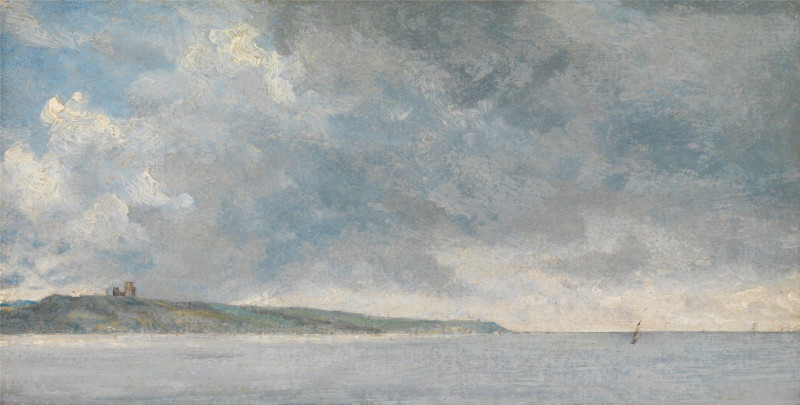 Coastal Scene with Cliffs (ca. 1814) reproduction of painting by John Constable. ALL GICLEE PRINTS