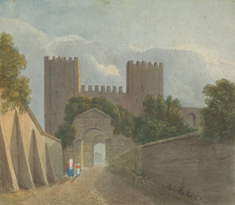 Arco di Druso (1818) reproduction of painting by Isaac Weld. ALL GICLEE PRINTS