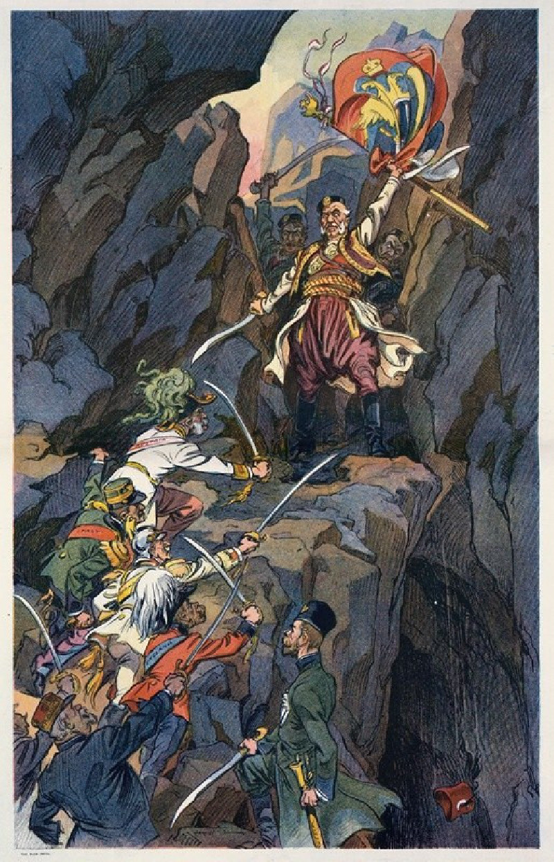 Nicholas of Montenegro (1913) reproduction of painting by Udo Keppler. ALL GICLEE PRINTS