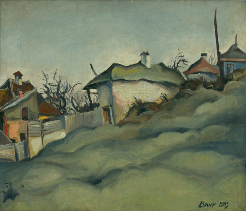 Periféria Košíc (1925) reproduction of painting by Konštantín Bauer. ALL GICLEE PRINTS