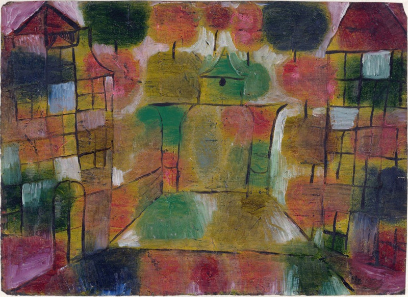 Paul Klee reprodukcija Baum und Architektur–Rhythmen (Tree and Architecture–Rhythms) (1920), VISOS REPRODUKCIJOS , paveikslai...