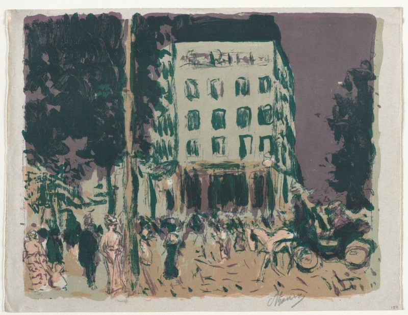 Pierre Bonnard reprodukcija The Boulevards (1900), VISOS REPRODUKCIJOS , paveikslai, reprodukcijos internetu