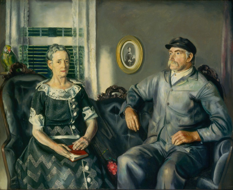 Mr. and Mrs. Phillip Wase (1924) reproduction of painting by George Wesley Bellows. ALL GICLEE PRINTS