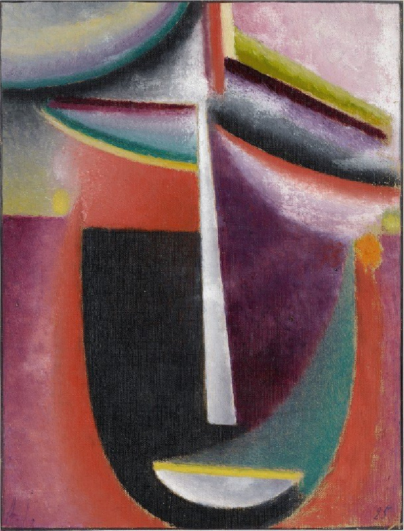 Abstract Head, Mysterium (1925) reproduction of painting by Alexej von Jawlensky. ALL GICLEE PRINTS