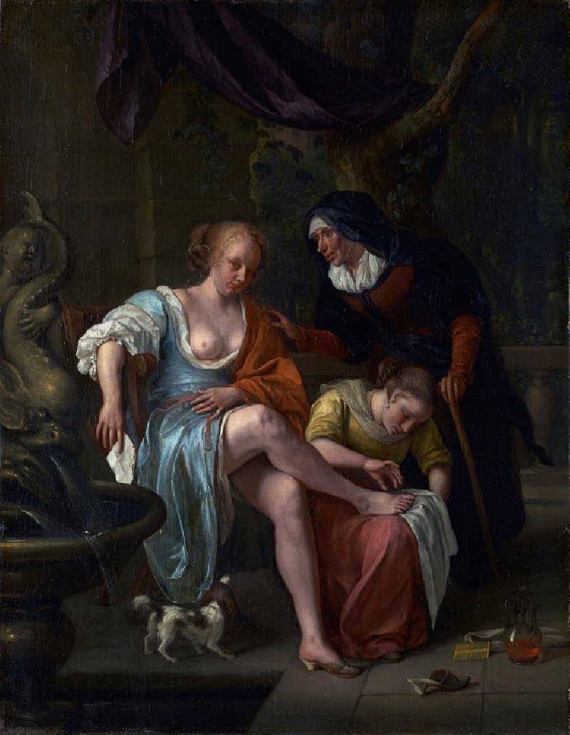 Bathsheba After the Bath (about 1670–1675) reproduction of painting by Jan Steen. ALL GICLEE PRINTS