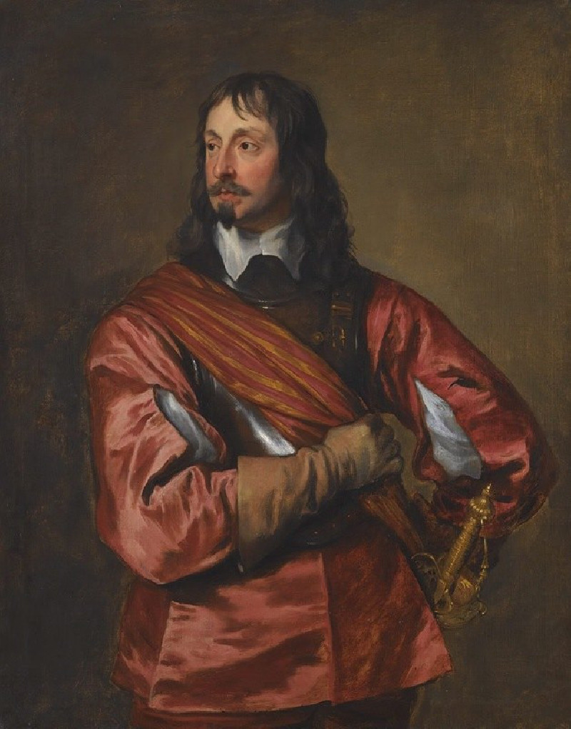 Portrait Of Sir John Mennes (1599-1671) reproduction of painting by Anthony van Dyck. ALL GICLEE PRINTS