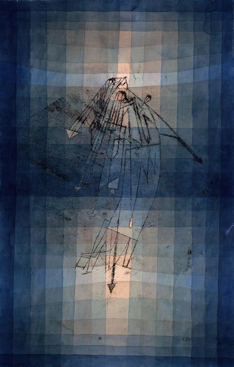 Paul Klee reprodukcija Dance of Moth (1923), VISOS REPRODUKCIJOS , paveikslai, reprodukcijos internetu