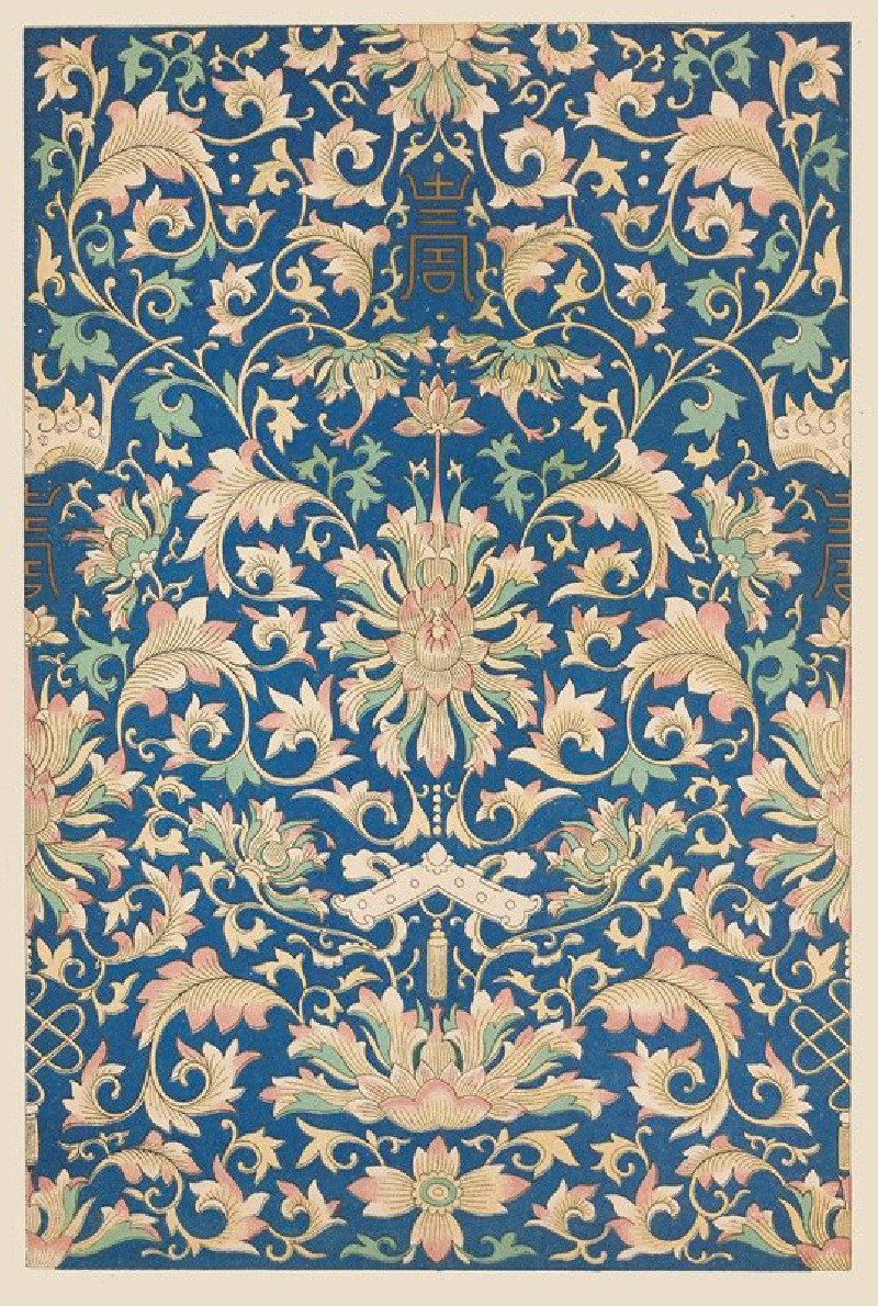 Examples of Chinese ornament, Pl.52 (1867) reproduction of painting by Owen Jones. ALL GICLEE PRINTS