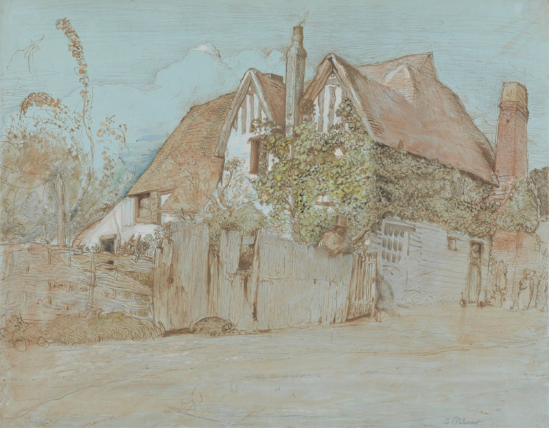 Samuel Palmer reprodukcija Ivy Cottage, Shoreham, VISOS REPRODUKCIJOS , paveikslai, reprodukcijos internetu