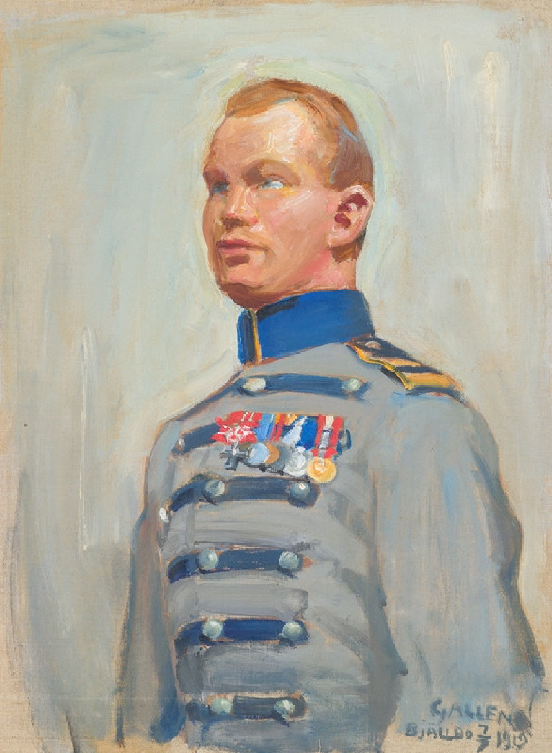 Regent Mannerheim’s batman Gustaf Hagenau (1919) reproduction of painting by Akseli Gallen-Kallela. ALL GICLEE PRINTS