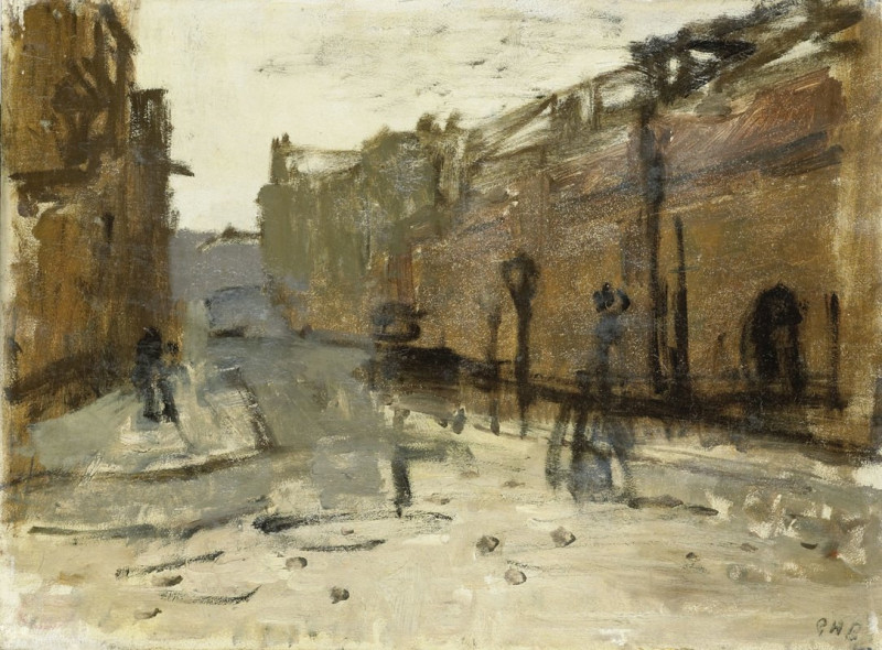 George Hendrik Breitner reprodukcija De Baan in Rotterdam (1880 - 1923), VISOS REPRODUKCIJOS , paveikslai, reprodukcijos inte...